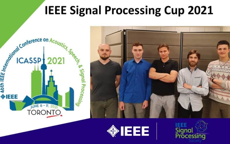 Sukces studentów w międzynarodowych zawodach IEEE Signal Processing Cup 2021