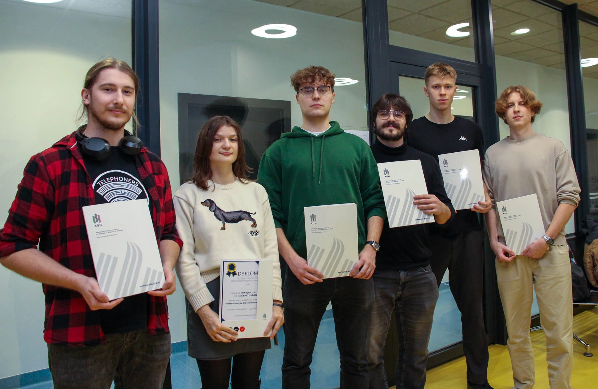 Autorzy projektu Smart Animal, który zdobył III miejsce w konkursie