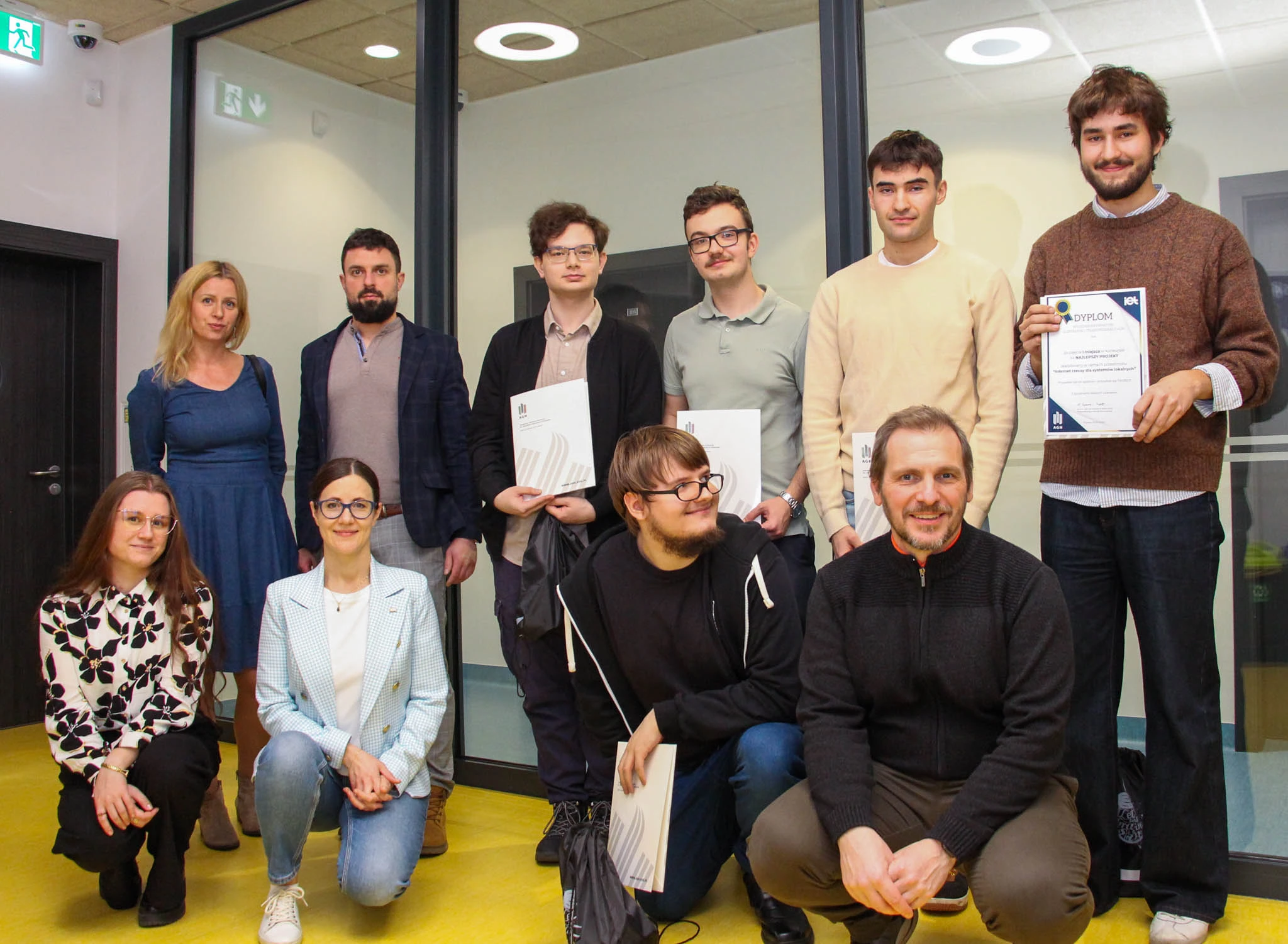 Zwycięzcy konkursu. Zespół odpowiedzialny za projekt Smart Chair