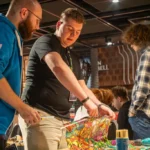 Drużyna "Microelektronicy" w trakcie pracy